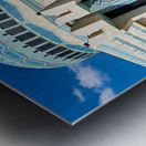 Discover King Abdullah Mosque in Amman Jordan during the day Metal print