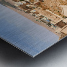 Kerak Castle shows the land and buildings around it in Jordan Metal print