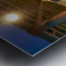 Belly dance performance in Jordan at night Metal print