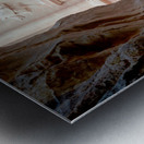 Exploring the al khazneh treasury in petra jordan Metal print