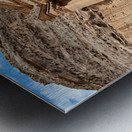 Visit to Ad Deir at Petra archaeological site in Jordan Metal print