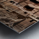 Exploring the royal tombs at Petra in Jordan Metal print