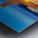 Sunset at Djema el Fna square in Marrakesh Morocco Metal print