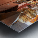 Exploring the souk in Marrakesh and the local crafts on display Metal print