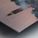 Sunset at Djema el Fna square in Marrakesh Morocco Metal print