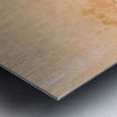 Dyed leather drying in the sun in Marrakesh Morocco Metal print