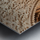 Madrasa Ben Youssef in Marrakesh shows detailed architectural de Metal print