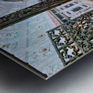 Exploring the crypt in the Norman Cathedral of Gerace Calabria I Metal print