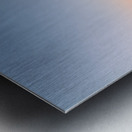 Elevated view of Ruffo castle and Scilla at sunset in Calabria Metal print