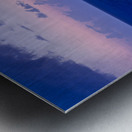 Tropea offers views of the sea and buildings at sunset in Calabr Metal print