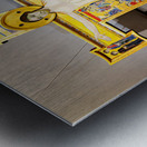 Crucifix artwork by Maestro della Croce in Uffizi Gallery Floren Metal print