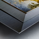 Baptism of Christ by Leonardo da Vinci at Uffizi Gallery Florenc Metal print