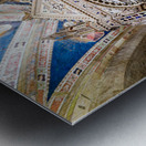 Orsanmichele church in Florence with Orsancagnas Tabernacle Metal print