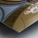 View inside Gallery of the Academy with Michelangelo David in Fl Metal print
