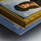 Portraits of angelo doni and maddalena doni in uffizi gallery Metal print