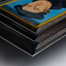 Portrait of martin luther and caterina bora in uffizi gallery Metal print