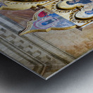 Frescoes by Giotto in Museo Nazionale del Bargello Florence It Metal print