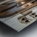 Santa Maria Novella church interior in Florence Tuscany Italy Metal print