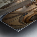 Visit to santa maria novella church in florence tuscany italy Metal print