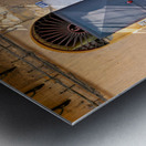 Exploring streets of Palermo Sicily in a sunny day Metal print