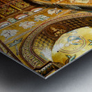 Mosaic details of Duomo di Monreale in Palermo Sicily Italy Metal print