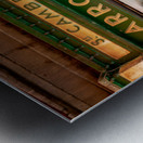 Grinder street shop in Palermo Sicily with shopkeeper Impression metal