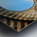 Visitors explore Khan Asad Pasha Caravanserai in Damascus Syri Metal print