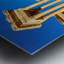 Tetrapylon in Palmyra showing ancient architecture and ruins Metal print