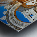 Ruins of Saint Simeon Stylites Church in Syria under a clear sky Metal print