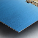 Exploring historic ruins in Serjilla Syria on a clear day Metal print