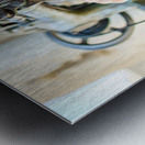 Shoemaker working in Aleppo souq in Syria Metal print