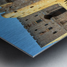 Visit to Citadel of Aleppo in Syria during evening light Metal print