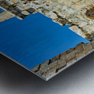 Church of Saint Simeon Stylites in Syria shows ancient stone rui Metal print