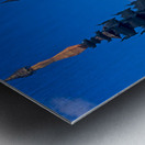 Visit to Shwezigon Paya in Bagan Myanmar on a clear day Metal print