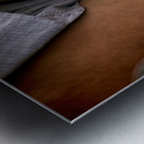 Feeding a baby in Myanmar during daytime hours Metal print