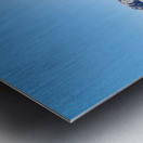 Sassolungo mountain peak view at Seiser Alm in Italy Metal print