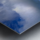 Mongolic nomadic tents in a grassland in Mongolia Metal print