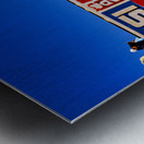 Welcome to Bolivia sign on a wall with old ads. Metal print