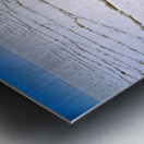 Expansive white salt flat with geometric patterns. Impression metal