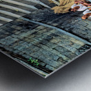 Cremation ritual at Pashupatinath in Kathmandu Nepal Metal print