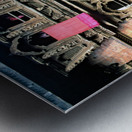 Kumari goddess house in Kathmandu shows architecture and daily l Metal print