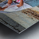 Cremation ceremony in Pashupatinath Kathmandu Nepal Metal print