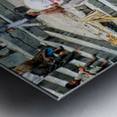 Cremation ceremony at Pashupatinath in Kathmandu Nepal Metal print