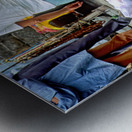 Cremation ceremony at Pashupatinath Temple in Kathmandu Nepal Metal print