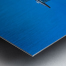 Visitors watch the Merlion fountain at Marina Bay during sunset Metal print