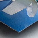 Visitors enjoy view of ArtScience Museum in Singapore near water Metal print