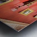 Sculpture of wrestlers in Yusupov Palace in St. Petersburg Metal print