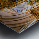 St. Nicholas Naval Cathedral interior in St. Petersburg Impression metal