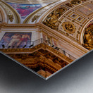 View of the ceiling at St. Isaacs Cathedral in Saint Petersburg Metal print