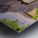 Tchaikovskys grave at Tikhvin cemetery in Saint Petersburg Metal print